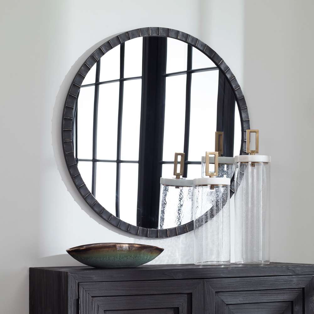 Uttermost - Dandridge Round Industrial Mirror - 09702 veiw 4