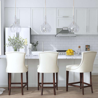 Uttermost - Dariela White Counter Stool - 23443 veiw 4