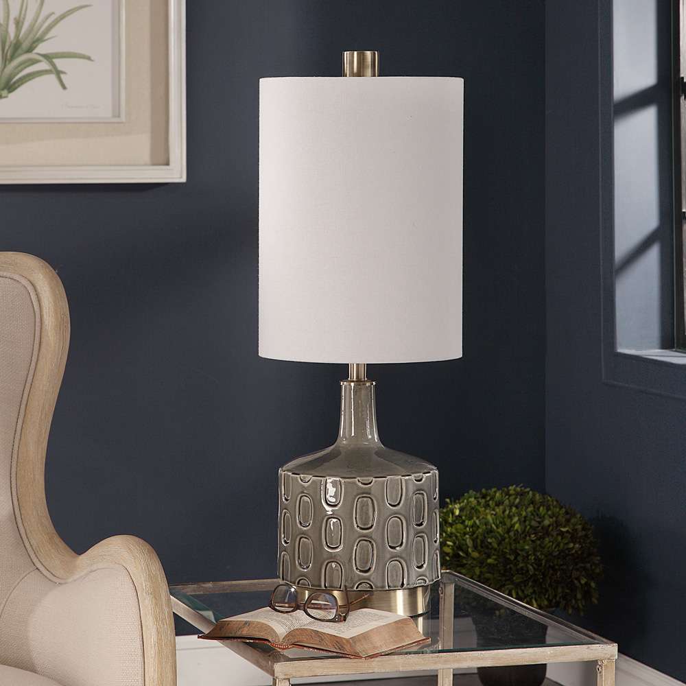 Uttermost - Darrin Gray Table Lamp - 29682-1 veiw 2