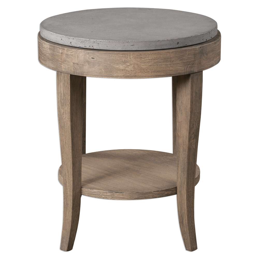 Uttermost - Deka Round Side Table - 25909 veiw 1