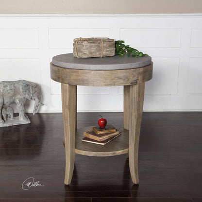 Uttermost - Deka Round Side Table - 25909 veiw 2