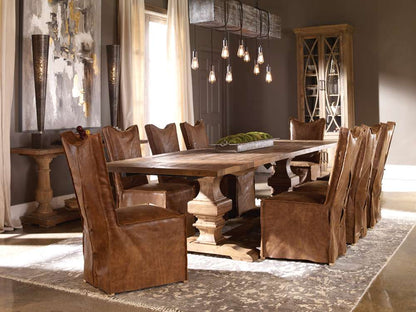 Uttermost - Delroy Armless Chairs, Cognac (Set of 2) - 23447-2 veiw 2