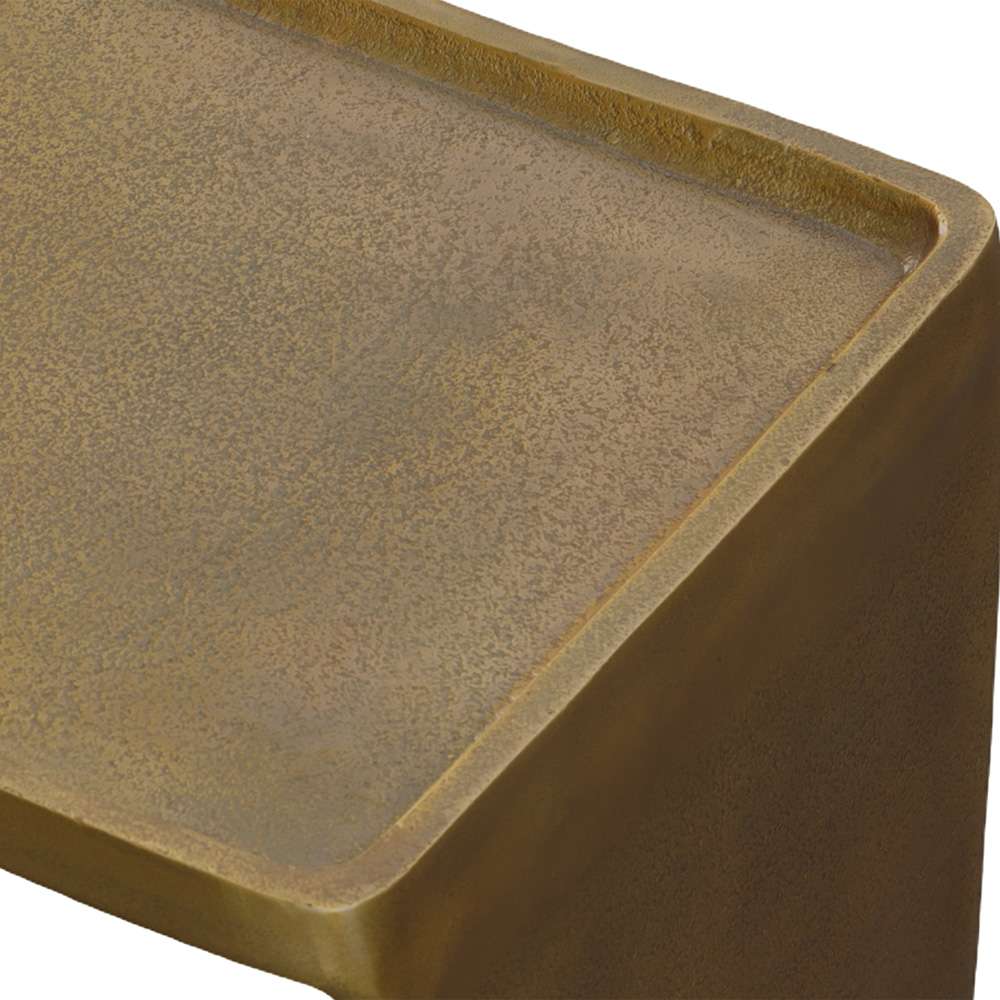 Uttermost - Derwent Antique Brass Side Table - 25232 veiw 3
