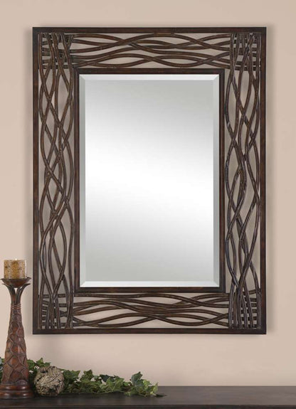Uttermost - Dorigrass Brown Metal Mirror - 13707 veiw 2