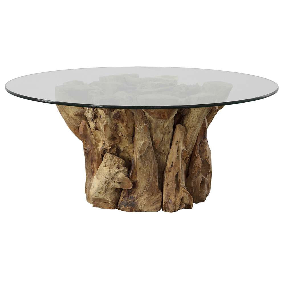 Uttermost - Driftwood Glass Top Large Coffee Table - 22876 veiw 1