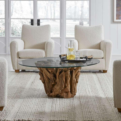 Uttermost - Driftwood Glass Top Large Coffee Table - 22876 veiw 3