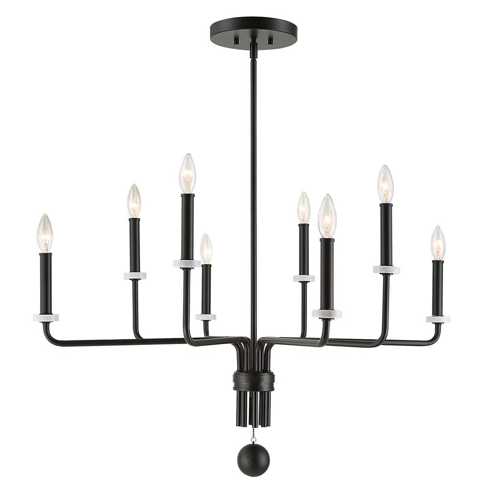 Uttermost - Ebony Elegance 8 Light Chandelier - 21353 veiw 1