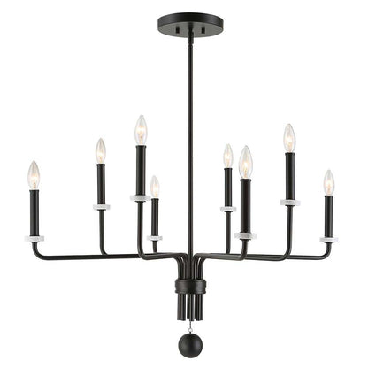Uttermost - Ebony Elegance 8 Light Chandelier - 21353 veiw 1