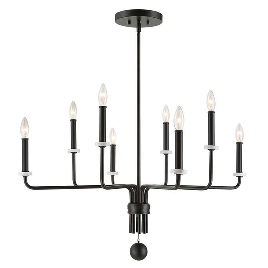 Uttermost - Ebony Elegance 8 Light Chandelier - 21353 veiw 1