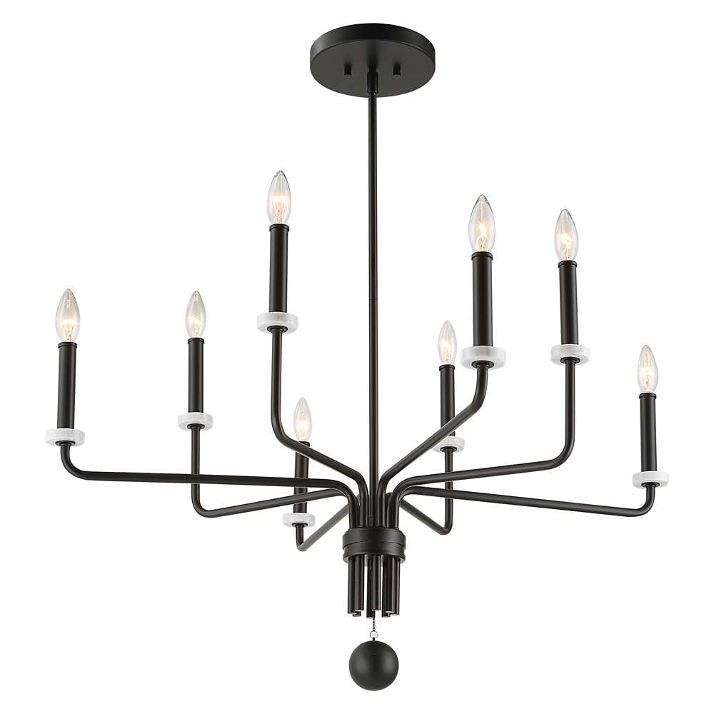 Uttermost - Ebony Elegance 8 Light Chandelier - 21353 veiw 3