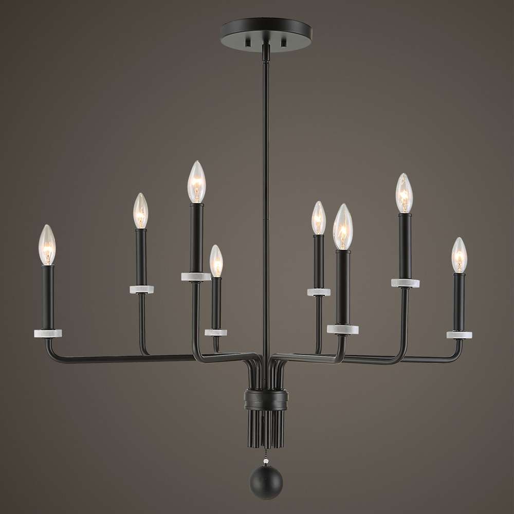 Uttermost - Ebony Elegance 8 Light Chandelier - 21353 veiw 4
