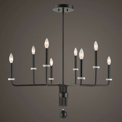 Uttermost - Ebony Elegance 8 Light Chandelier - 21353 veiw 4
