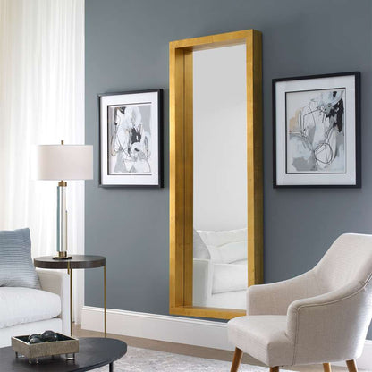 Uttermost - Edmonton Gold Leaner Mirror - 14554 veiw 4