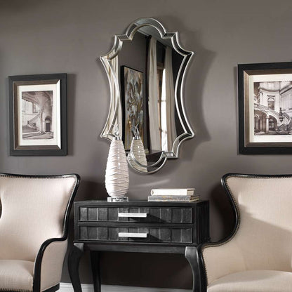 Uttermost - Elara Antiqued Silver Wall Mirror - 08134 veiw 4