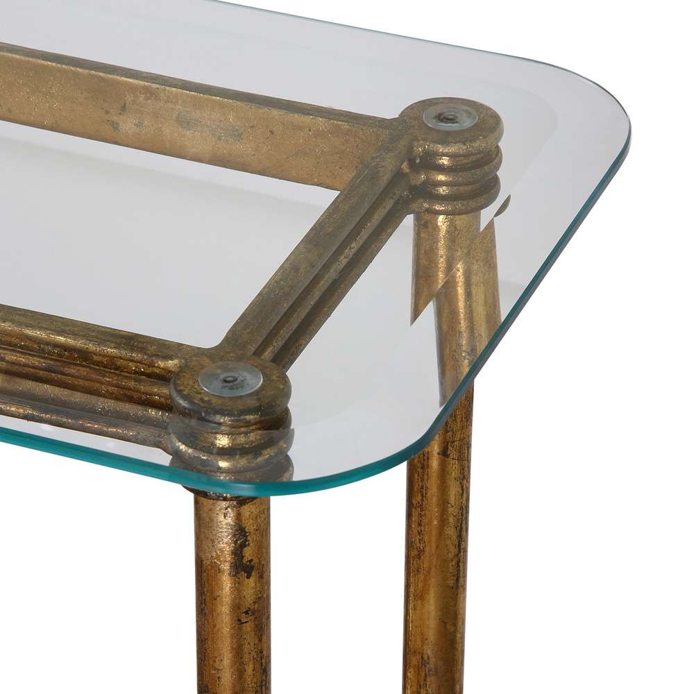 Uttermost - Elenio Glass Console Table - 24421 veiw 3