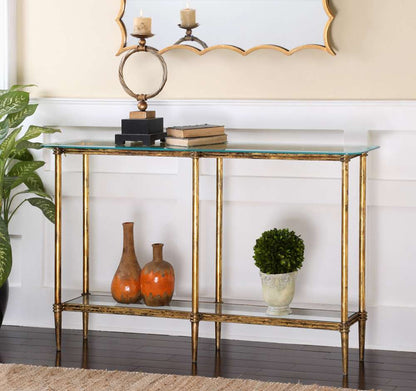 Uttermost - Elenio Glass Console Table - 24421 veiw 4