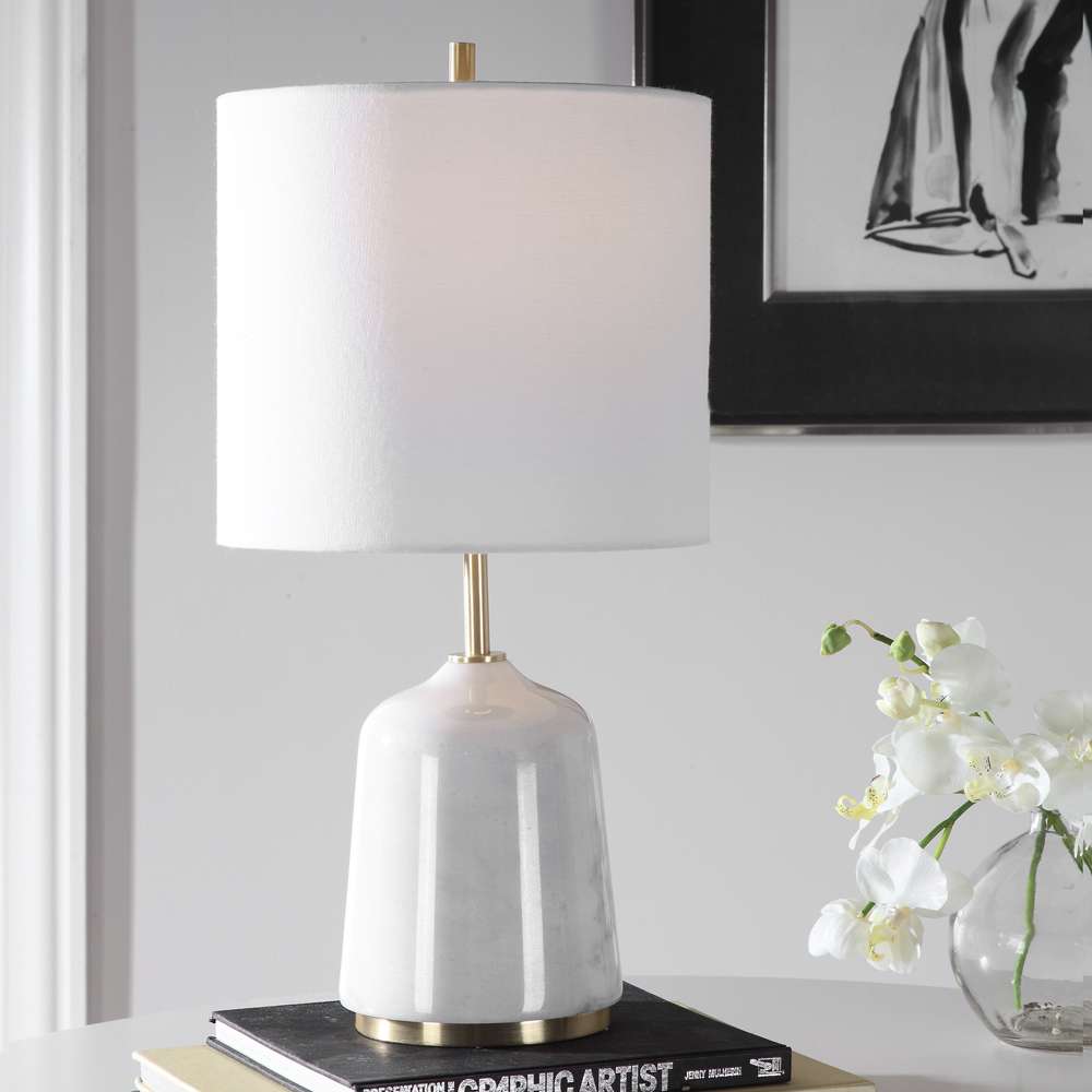Uttermost - Eloise White Marble Table Lamp - 28332-1 veiw 4