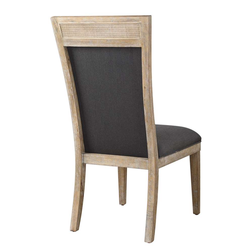 Uttermost - Encore Dark Gray Armless Chair - 23440 veiw 3