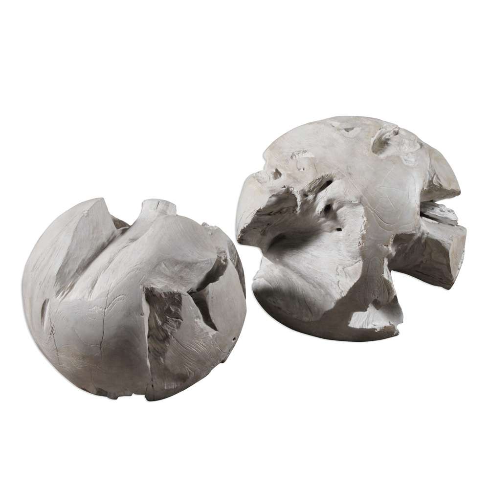 Uttermost - Ermanno Teak Balls (Set of 2) - 20107 veiw 1