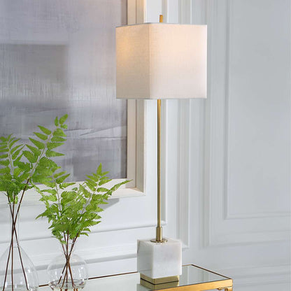 Uttermost - Escort Brass Buffet Lamp - 30156-1 veiw 4