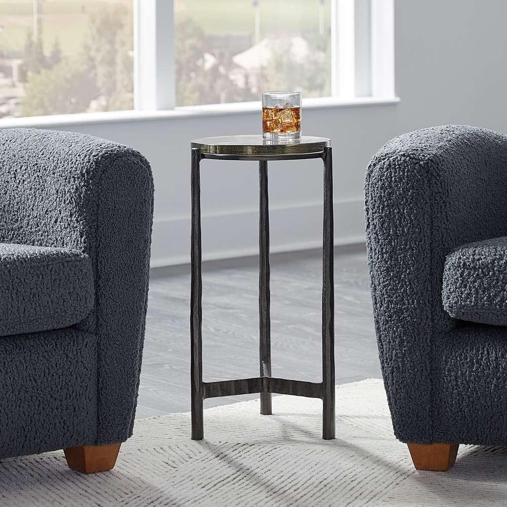 Uttermost - Eternity Iron & Glass Accent Table - 25308 veiw 2