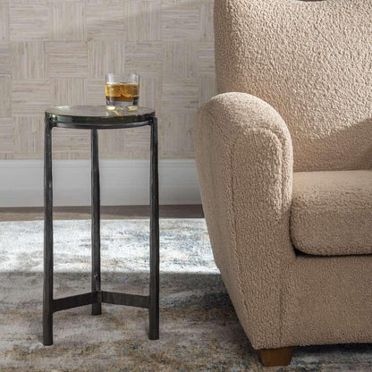 Uttermost - Eternity Iron & Glass Accent Table - 25308 veiw 4