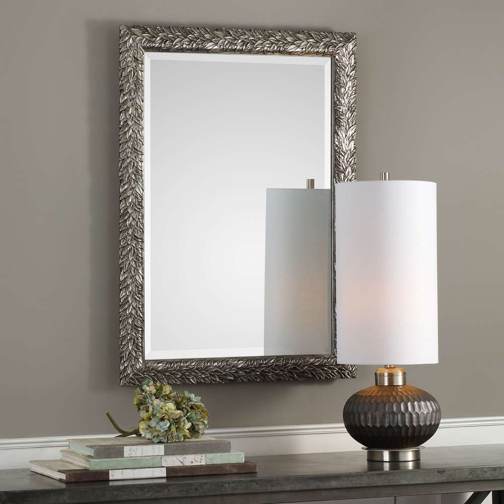 Uttermost - Evelina Silver Leaves Mirror - 09359 veiw 4