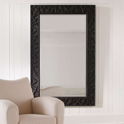 Uttermost - Everest Satin Black Mirror - 09803 veiw 2
