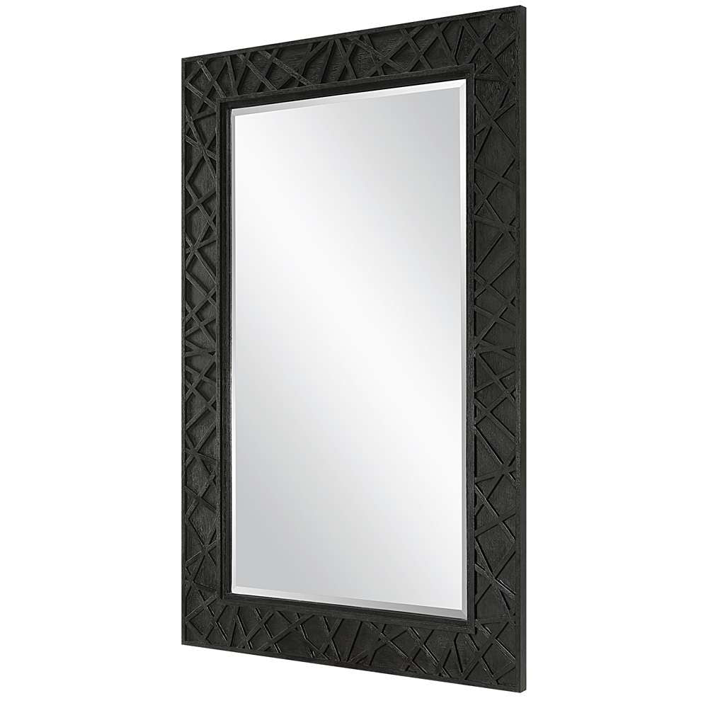 Uttermost - Everest Satin Black Mirror - 09803 veiw 3