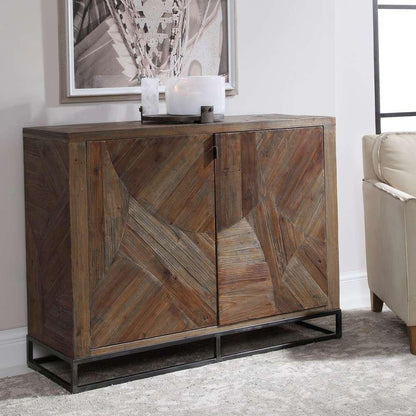 Uttermost - Evros Reclaimed Wood 2 Door Cabinet - 24932 veiw 2