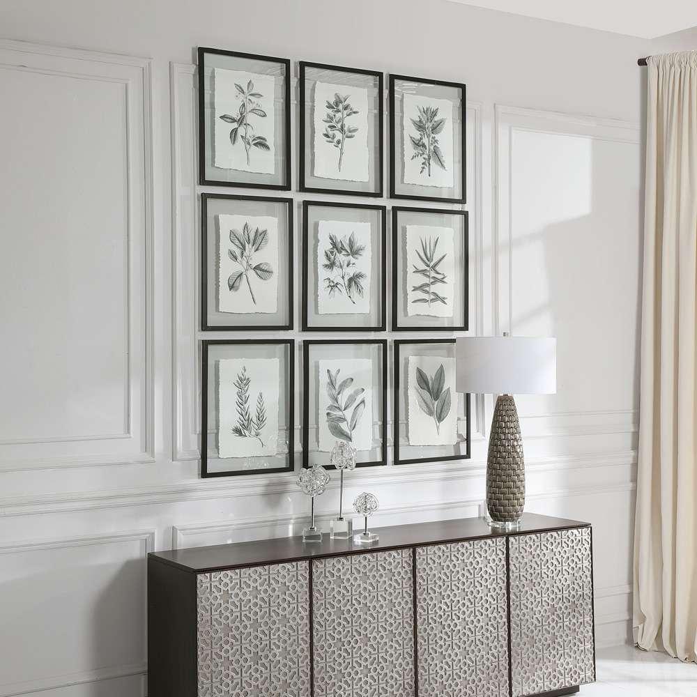 Uttermost - Farmhouse Florals Framed Prints, Set of 9 - 41617 veiw 3