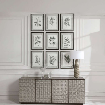 Uttermost - Farmhouse Florals Framed Prints, Set of 9 - 41617 veiw 4