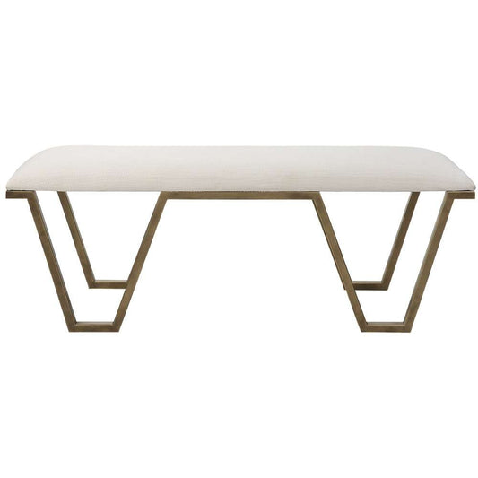 Uttermost - Farrah Geometric Bench - 23676 veiw 1