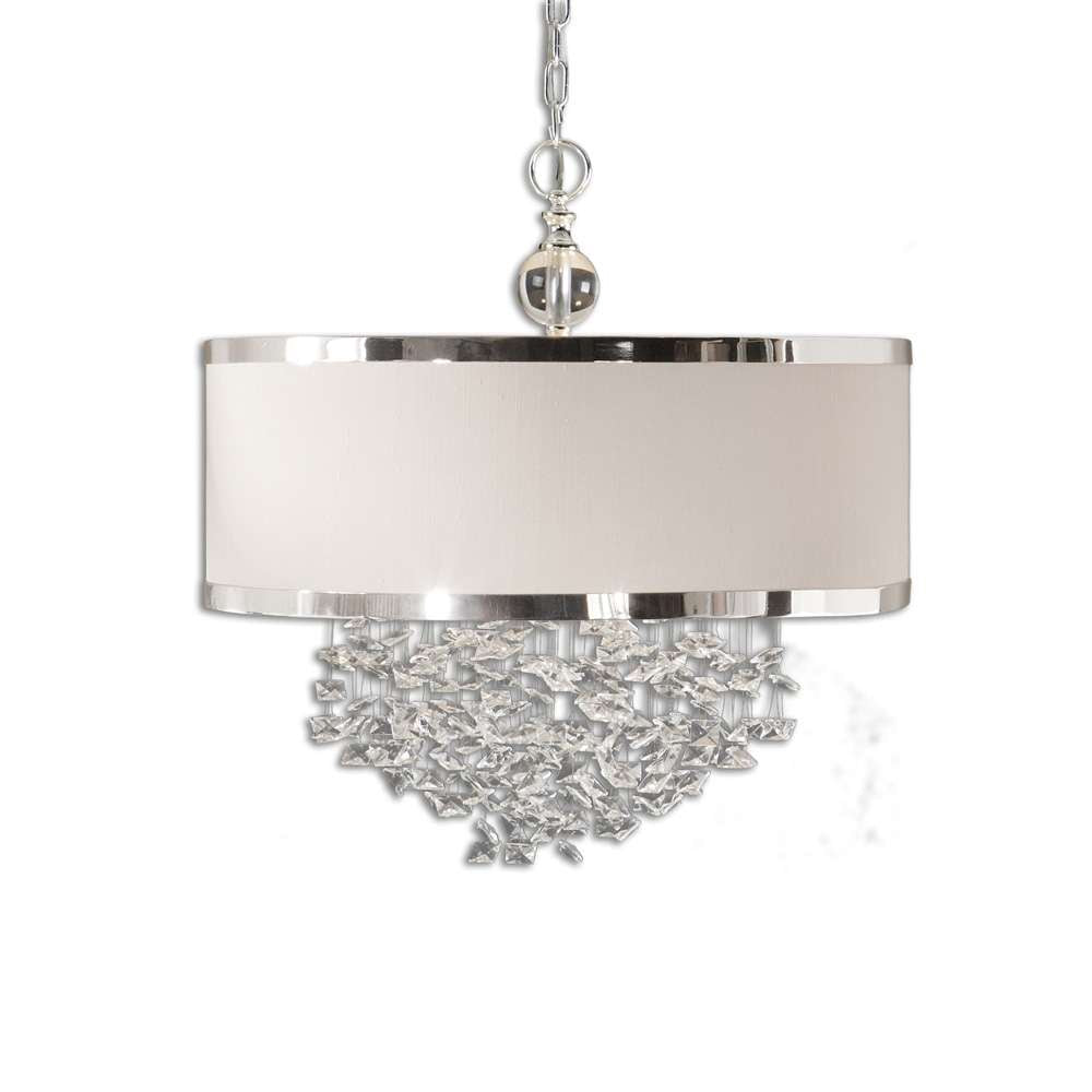 Uttermost - Fascination 3 Light Silken Drum Pendant - 21908 veiw 1