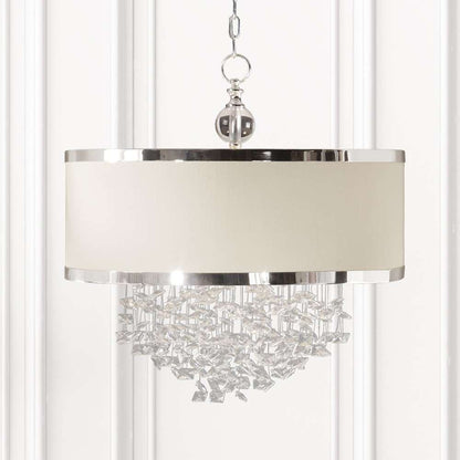 Uttermost - Fascination 3 Light Silken Drum Pendant - 21908 veiw 2