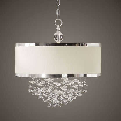 Uttermost - Fascination 3 Light Silken Drum Pendant - 21908 veiw 3