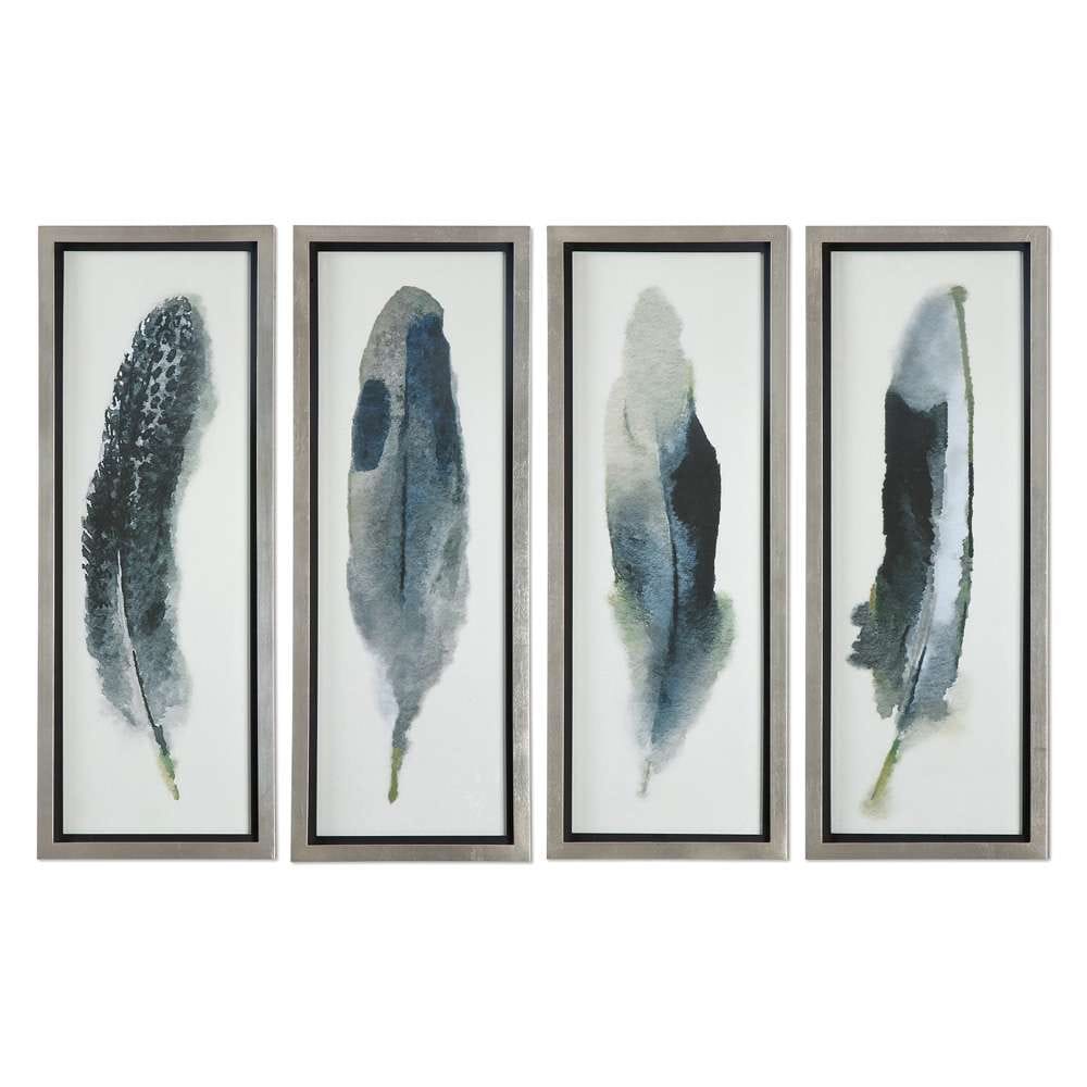Uttermost - Feathered Beauty Prints (Set of 4) - 41554 veiw 1