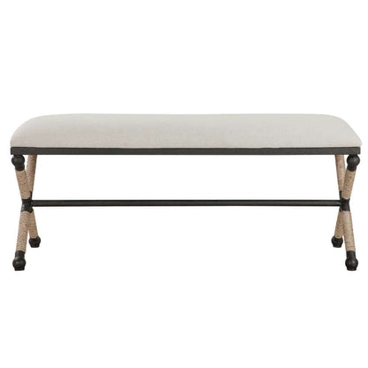 Uttermost - Firth Oatmeal Bench - 23528 veiw 1