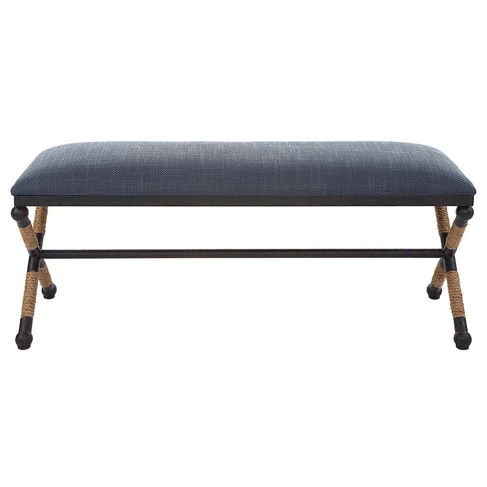 Uttermost - Firth Rustic Navy Bench - 23713 veiw 1