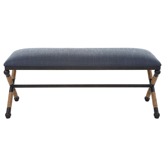 Uttermost - Firth Rustic Navy Bench - 23713 veiw 1