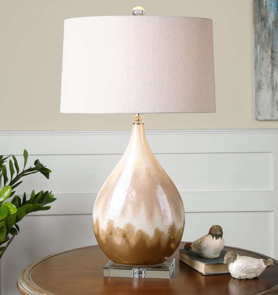 Uttermost - Flavian Glazed Ceramic Lamp - 26171-1 veiw 3