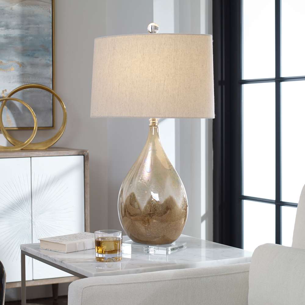 Uttermost - Flavian Glazed Ceramic Lamp - 26171-1 veiw 4