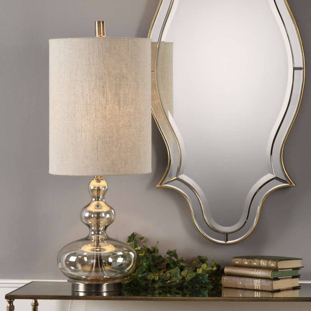 Uttermost - Formoso Amber Glass Table Lamp - 29538-1 veiw 2