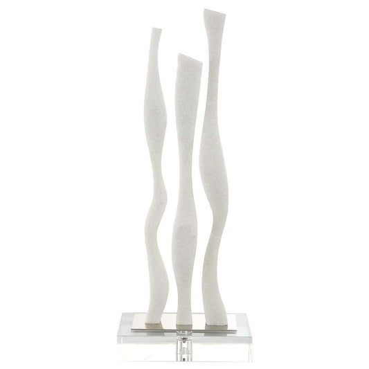 Uttermost - Gale White Marble Sculpture - 18013 veiw 1