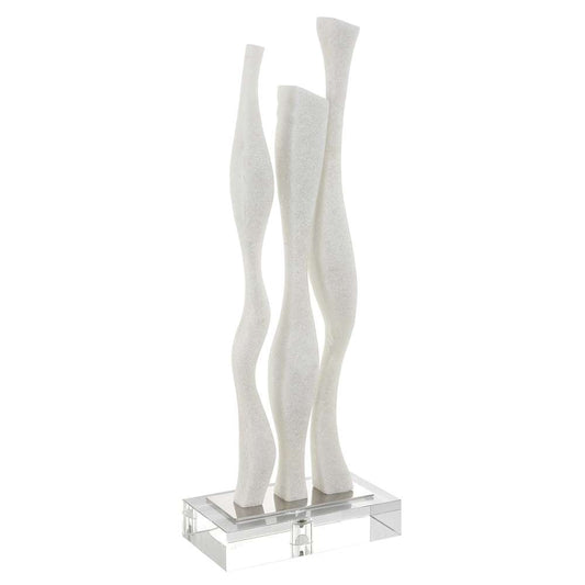 Uttermost - Gale White Marble Sculpture - 18013 veiw 2