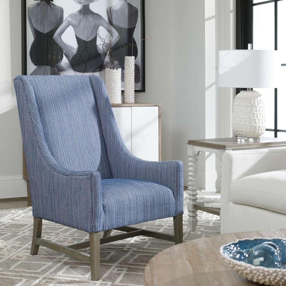 Uttermost - Galiot Wingback Accent Chair - 23562 veiw 4