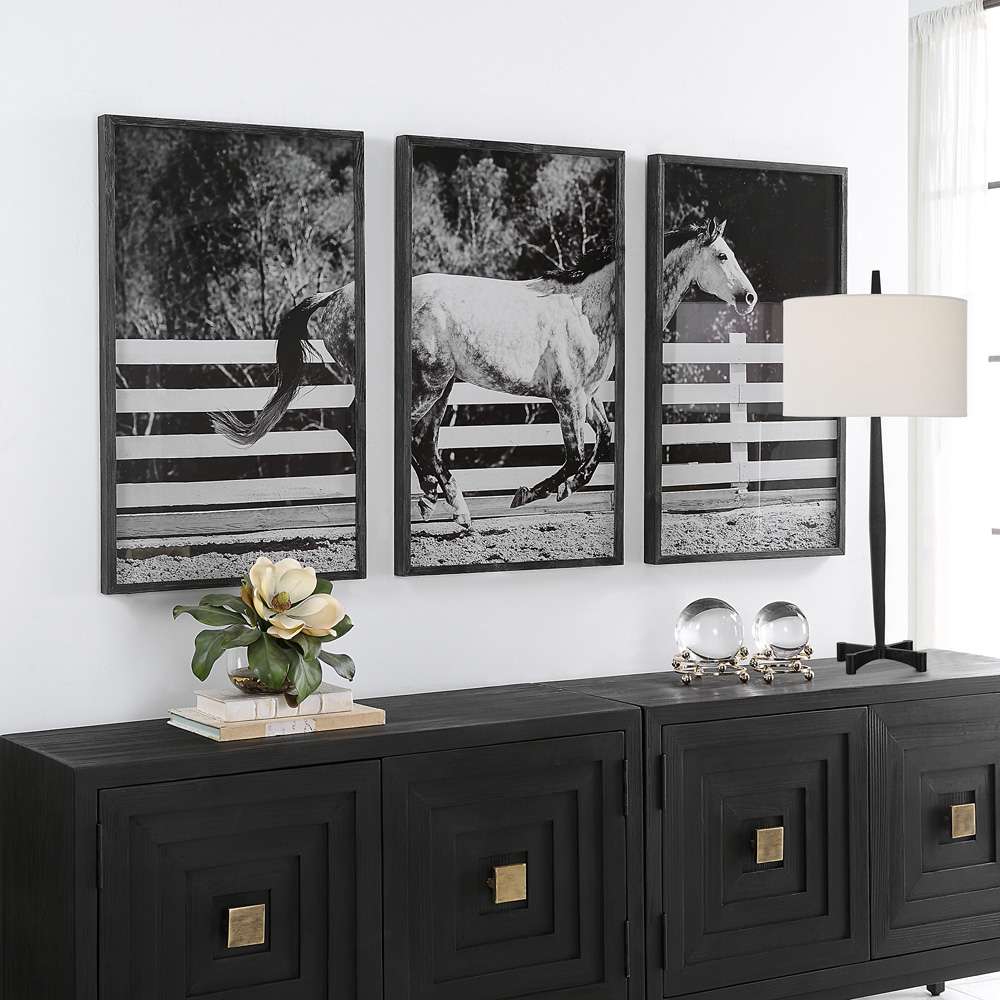 Uttermost - Galloping Forward Equine Prints, Set/3 - 32279 veiw 2