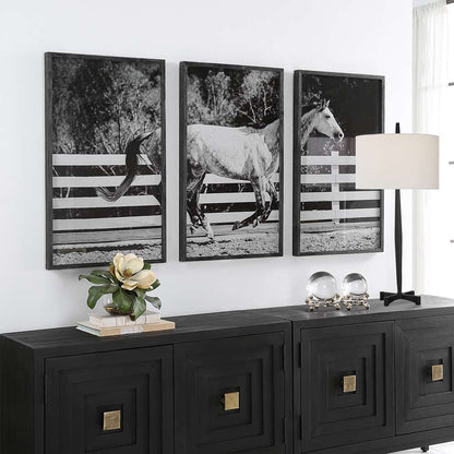 Uttermost - Galloping Forward Equine Prints, Set/3 - 32279 veiw 2
