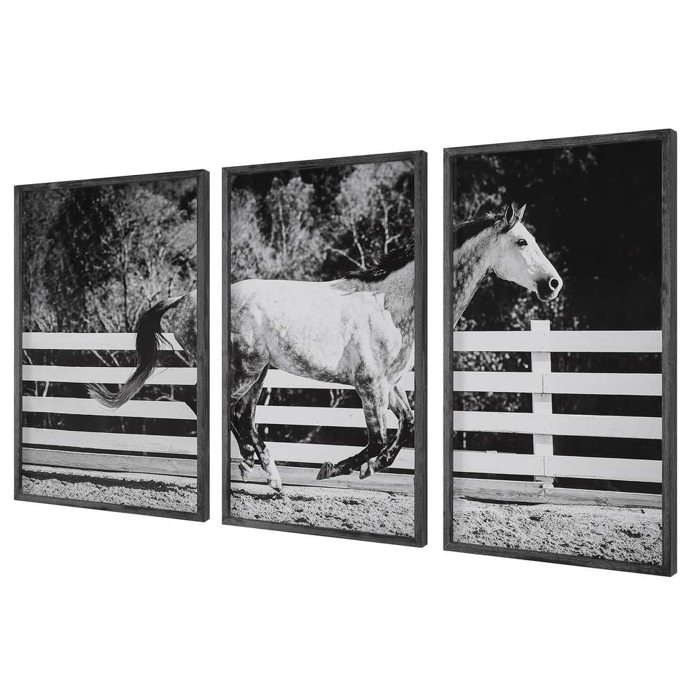 Uttermost - Galloping Forward Equine Prints, Set/3 - 32279 veiw 3