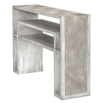 Uttermost - Genara Bone White Carved Console Table - 25839 veiw 3
